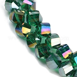 Гальванизируйте прозрачное стекло бисер нитей&nbsp;EGLA-B011-02A-AB03