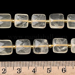 Нити из натуральных бусин лимонного кварца (обработанных нагреванием)&nbsp;G-L642-L07-10mm