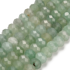 Естественный зеленый авантюрин бисер нитей&nbsp;G-Z111-A04-01