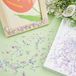 Кабошоны из смолы&nbsp;RESI-WH0029-14C