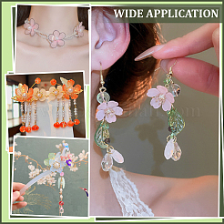 140шт 7 цвета акриловые колпачки для бусин&nbsp;OACR-ME0001-11