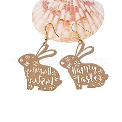 Пасхальные латунные серьги-подвески&nbsp;FS-WG493AD-01