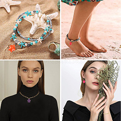 Наборы для самостоятельного изготовления браслетов из бисера черепаха&nbsp;DIY-SC0015-28A-B