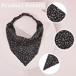 2 шт. 2-х цветные эластичные повязки на голову с цветочным принтом для девочек&nbsp;OHAR-CY0001-16