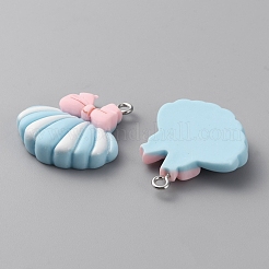 Подвески из непрозрачной смолы с морскими животными RESI-CJC0023-02D