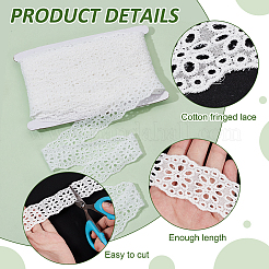 15 ярд хлопковой ленты с цветочной вышивкой&nbsp;OCOR-BC0007-45