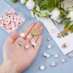 Фарфоровые бусины ручной работы&nbsp;PORC-HS0001-08