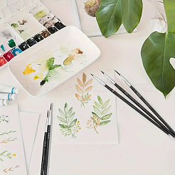 Нейлоновая кисть для подводки ногтей&nbsp;MRMJ-WH20001-06