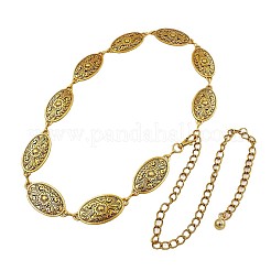 Цепочка из винтажного сплава с геометрическими овальными звеньями и подвесками на талию и живот для женщин&nbsp;FS-WGD731C-05