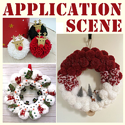 12шт. помпон из шерстяной пряжи&nbsp;DIY-SC0031-41