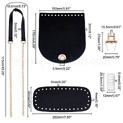 Наборы для изготовления сумок через плечо из искусственной кожи&nbsp;DIY-WH0304-252