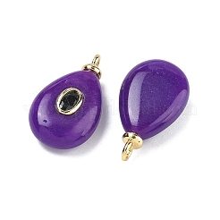 Крашеные натуральный белый нефрит подвески&nbsp;KK-C251-01A-05