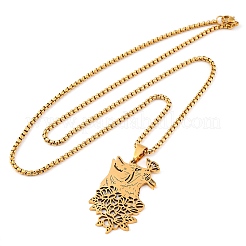 201 подвеска из нержавеющей стали&nbsp;NJEW-C066-19G