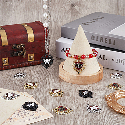 24шт 4 стиля подвески из сплава с эмалью&nbsp;ENAM-SC0004-73