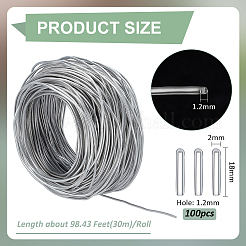 1 рулон круглой гибкой алюминиевой проволоки&nbsp;AW-BC0003-39