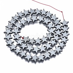 Немагнитные синтетический гематит бисер пряди&nbsp;G-Q898-10mm