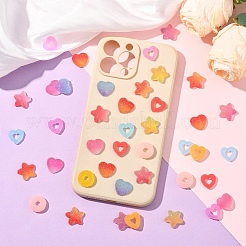 65 шт. 13 стиля аксессуаров из смоляных кабошонов&nbsp;RESI-YW0004-89