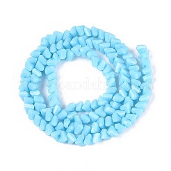 Непрозрачное стекло бисер нитей&nbsp;GLAA-N019-4mm-18