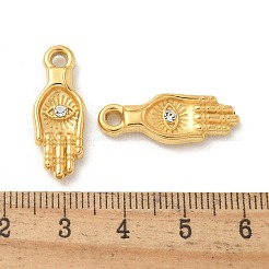 Подвески из нержавеющей стали 304 со стразами&nbsp;STAS-I322-36G-01