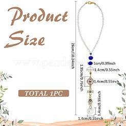 Украшения из стеклянных подвесок от сглаза&nbsp;HJEW-MA00030