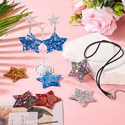 Набор для изготовления висячих сережек своими руками&nbsp;DIY-TA0006-55A