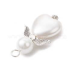 50 шт. подвески из искусственного жемчуга и стеклянного жемчуга из АБС-пластика PALLOY-JF04039-02