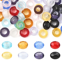 30шт стеклянные европейские бусины&nbsp;GLAA-YW0005-24