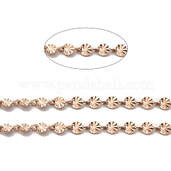 Ионное покрытие (ip) 304 нержавеющая сталь цветочные звенья цепи&nbsp;STAS-B041-08RG