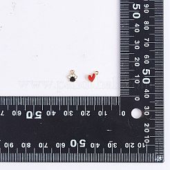 Кулоны с эмалью из латуни&nbsp;KK-SZ0005-63