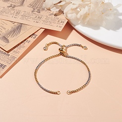 Изготовление браслетов-слайдеров из нержавеющей стали 304&nbsp;AJEW-JB01118-01