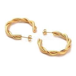 Ионное покрытие (ip) серьги-гвоздики из нержавеющей стали 304&nbsp;EJEW-D101-05G