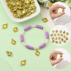 72шт 4 стиля подвески из сплава в тибетском стиле&nbsp;FIND-SC0019-40AG