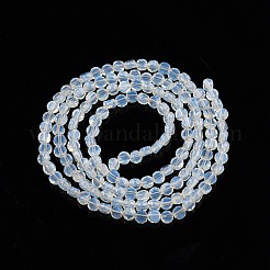 Прозрачные бусины из искусственного нефрита&nbsp;GLAA-N052-05A-B07
