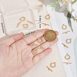 10 шт. экологически чистые латунные застежки-тоглы&nbsp;KK-BBC0009-92G