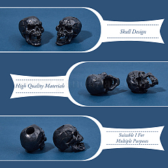 2 шт. латунные европейские бусины&nbsp;KK-FH0007-62B