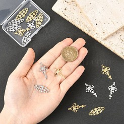 16 шт. 4 стиля 201 звеньев из нержавеющей стали&nbsp;STAS-YW0003-51