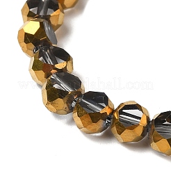 Стеклянные бусины с гальваническим покрытием &nbsp;EGLA-P061-01B-02