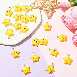 Подвески из непрозрачной смолы 20 шт.&nbsp;RESI-YW0005-08