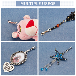 18 шт. 3-х цветные карабины из нержавеющей стали 304&nbsp;STAS-UN0030-94