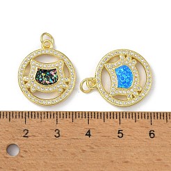 Латунные микро проложить кубического циркония подвески&nbsp;KK-A197-23G