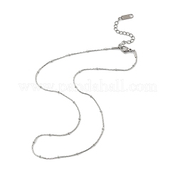Ожерелья-спутнички из нержавеющей стали 304 толщиной 2 мм для женщин и мужчин&nbsp;NJEW-F351-02P
