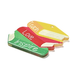 Подвески из смолы ко Дню учителя&nbsp;RESI-M037-04B