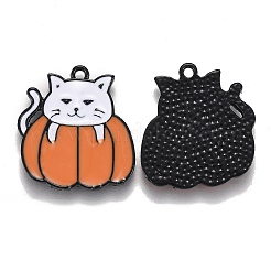 Подвески из сплава с эмалью на осеннюю тему&nbsp;X-ENAM-J649-06B-02