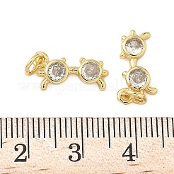 Латунные микро проложить кубического циркония подвески&nbsp;KK-Z120-21G
