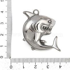 Подвески в виде морских животных из нержавеющей стали 304&nbsp;STAS-P402-05B-P