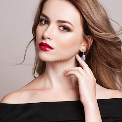 16 шт. 4-х цветная латунная фурнитура для сережек-клипс в виде вихря&nbsp;FIND-FH0007-97