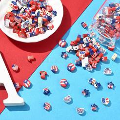 200шт бусины из полимерной глины ручной работы&nbsp;CLAY-CJ0002-06