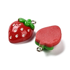 Подвески из непрозрачной смолы с изображением фруктов&nbsp;LS-RESI-I065-01A