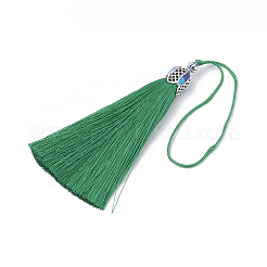 Нейлон кисточкой большие украшения кулон&nbsp;AJEW-N024-20