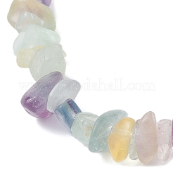 3 шт. браслеты с подвесками из натуральных цветочных флюоритов&nbsp;BJEW-JB12310